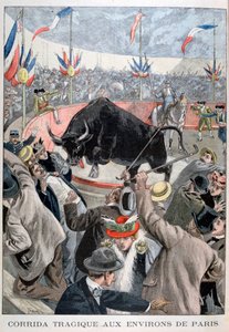 Accident tragique de corrida autour de Paris, 1899