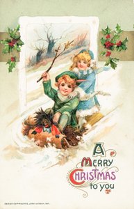 Carte de Noël américaine
