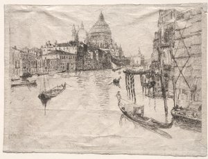 Entrée du Grand Canal, Venise - Otto H. Bacher