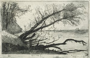 Rive du lac, Cleveland, 20ème siècle - Otto H. Bacher