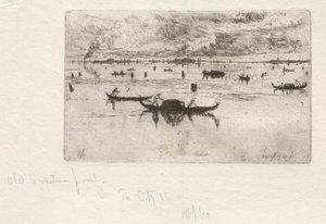 Vue vers la Salute, Venise, 1880
