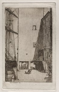 Navire et élévateur, 1878 - Otto H. Bacher