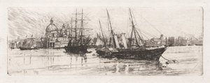 Deux bateaux, Venise