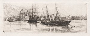 Deux bateaux, Venise, 1880