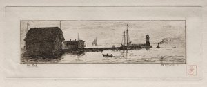 West Pier, Cleveland, 1878 - Otto H. Bacher