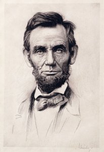 Portrait de Lincoln (gravure)