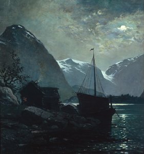 Soirée dans le Vestlandsfjord