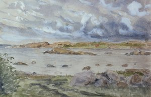 Esquisse de mer et de paysage