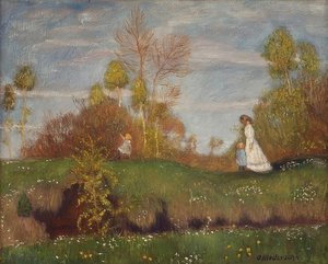 Été dans la lande - Otto Modersohn