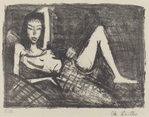 Fille sur un canapé (Mädchen auf dem Kanapee)