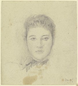 Portrait de Mademoiselle Martin - Otto Scholderer