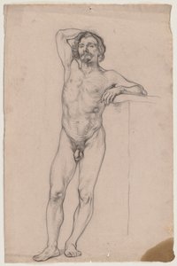 Nu masculin debout - Otto Scholderer