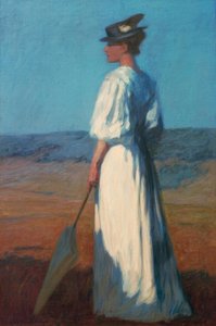 Femme en blanc