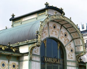 Le Pavillon Otto Wagner sur Karlsplatz - Otto Wagner