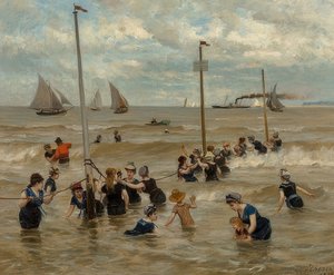 Bain de mer. 1876