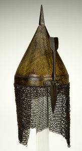 Casque, peut-être du 16ème siècle, modifié au 19ème siècle - Ottoman School