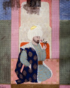 Portrait du sultan ottoman Mehmet Celebi I - Ottoman School