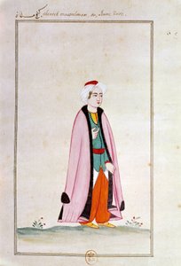 Art ottoman : un jeune Turc - Ottoman School