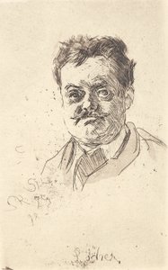 Portrait de Carl Locher, de face