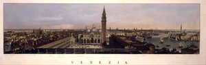 Vue de la place Saint-Marc, Venise, gravée par F. Citerrio