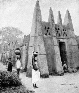 Architecture ashanti, Ghana, 1922