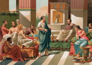 Banquet donné par les Sept Sages de Grèce