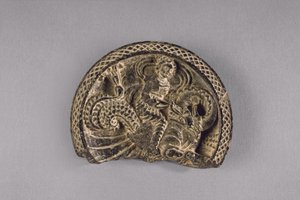Palette avec Néréide sur un dragon aquatique, c.50-75 - Pakistani School
