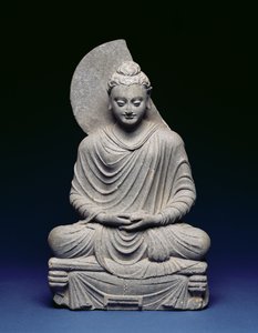 Bouddha assis, Gandhara, Ier-IIIe siècle après J.-C.