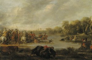 Escarmouche de cavalerie près d