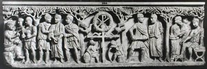 Sarcophage chrétien, scènes de la vie du Christ - Paleo Christian
