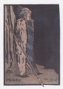 Ellen Terry dans Hiordis dans Les Vikings d