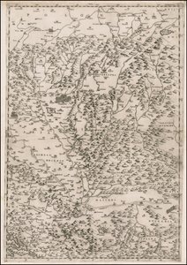 Carte de 1513 centrée sur la Transylvanie par Paolo Forlani - Paolo Forlani