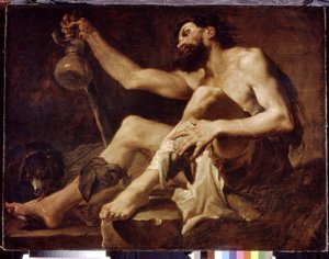 Lazare en mendiant miséreux - Paolo Pagani