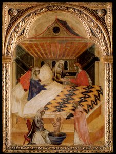 La naissance de Saint Nicolas de Myre - Paolo Veneziano