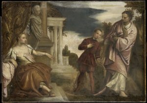 Le Choix entre la Vertu et la Passion - Paolo Veronese (follower of)
