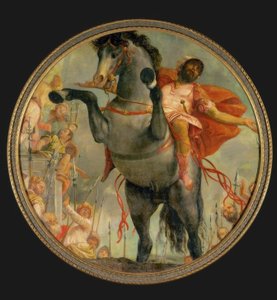 La mort sacrificielle de Marcus Curtius - Paolo Veronese