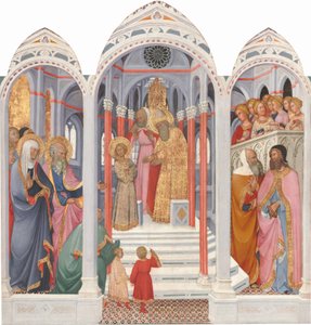 La présentation de la Vierge au temple, 1398-1399