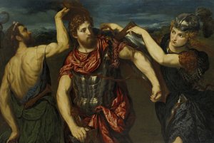 Persée armé par Mercure et Minerve