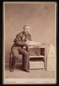 Portrait de Fred Mather 1833-1900, avant 1887