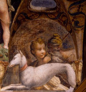 Chien et chasseur, du Mythe de Diane et Actéon