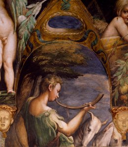Figure de chasseur, tirée du Mythe de Diane et Actéon