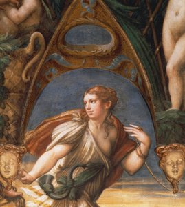 La Nymphe saisie par le pasteur, par Francesco Mazzola, dit Parmigianino (détail)