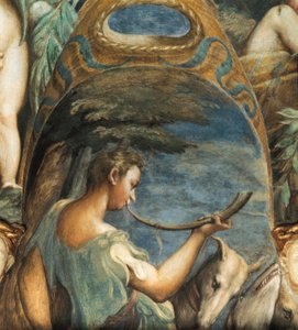 Chasseur, du Mythe de Diane et Actéon, vers 1524
