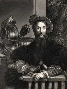 Christophe Colomb (1451-1506) (gravure) - Parmigianino