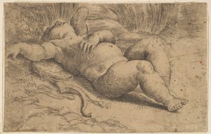 Cupidon dormant, 16ème siècle