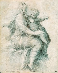 Madone et enfant sur les nuages, vers 1525