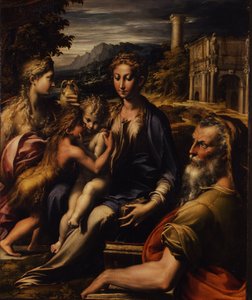 Madone et Enfant avec Saint Madonna di San Zaccaria, c.1535 - Parmigianino