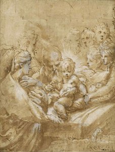 La circoncision, première moitié du XVIe siècle - Parmigianino