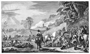 Halt de cavalerie, 1885