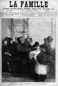 Le pain bénit, gravé en 1888 d